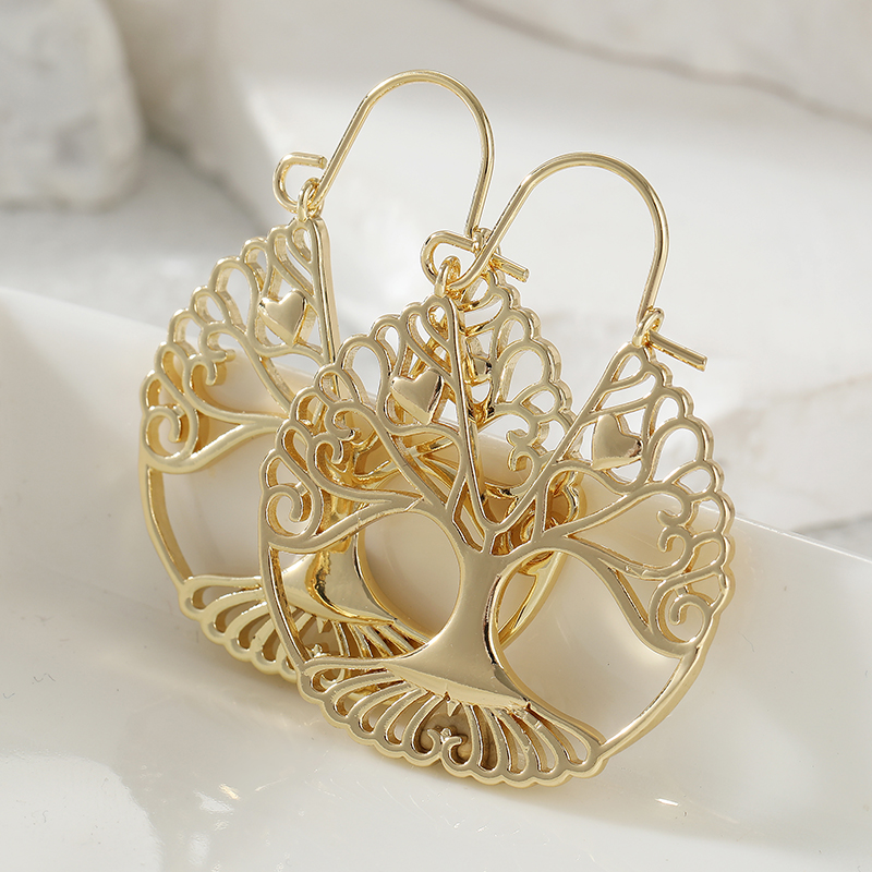 Brincos Pendentes Dourados Exa - Luxury Lifestyle For Women avaliação e preço